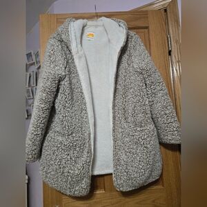 C&C California Kids Gray Sherpa Coat